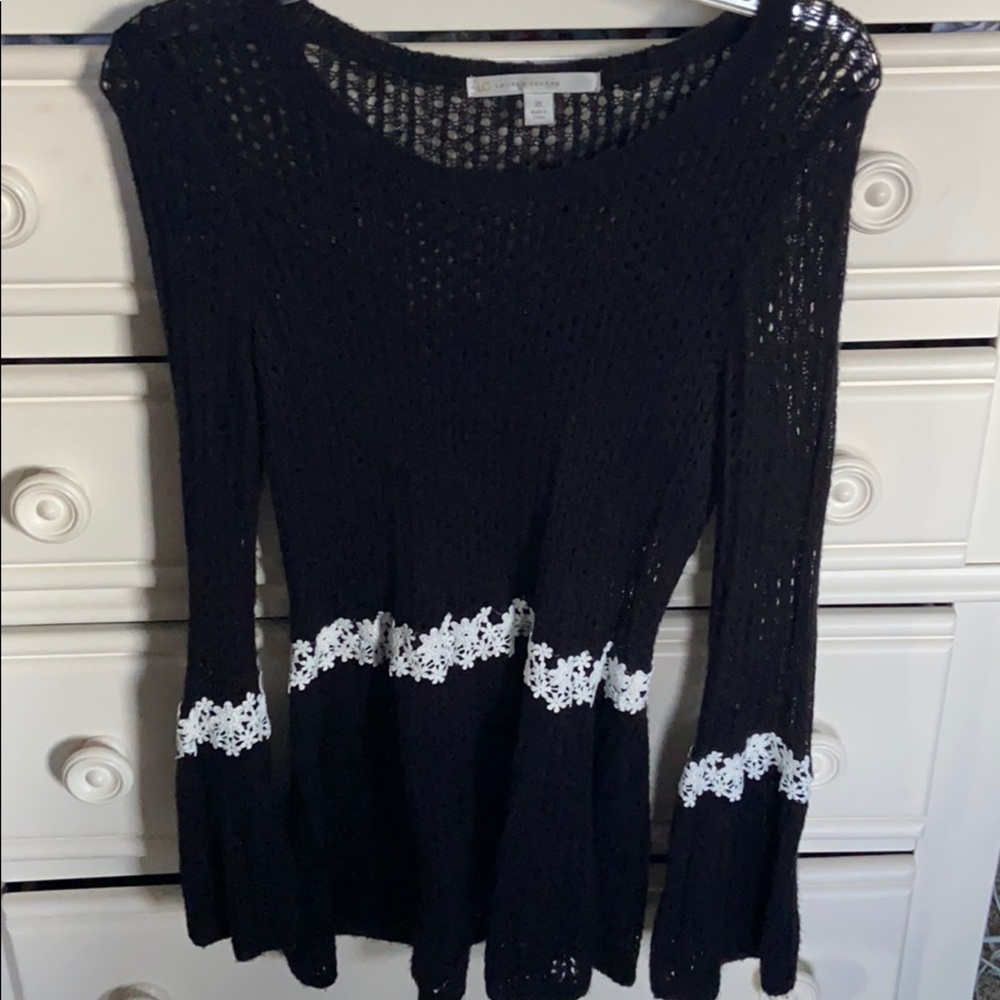 LC Peplum sweater